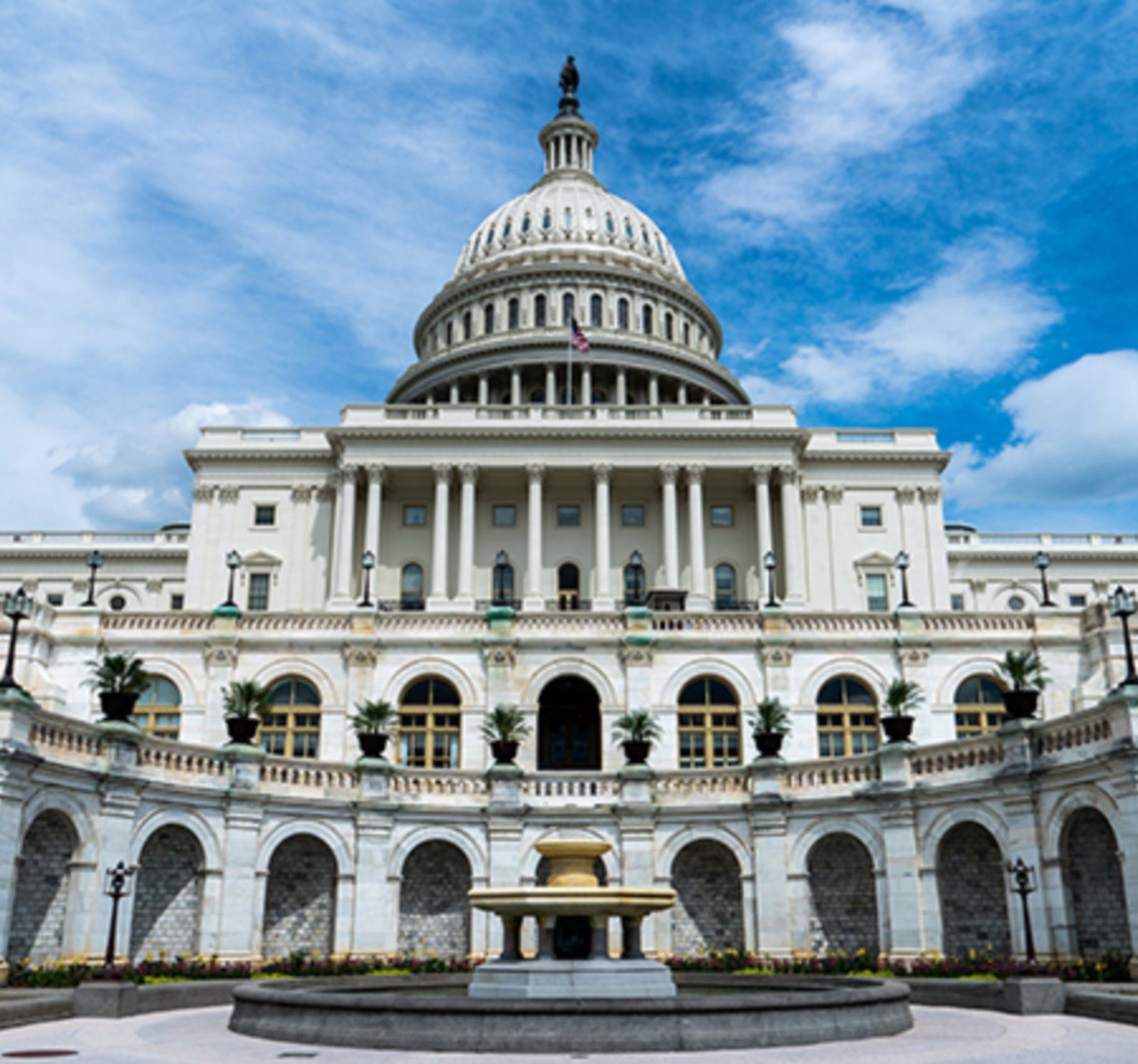 A screenshot of the capitol building in D.C.